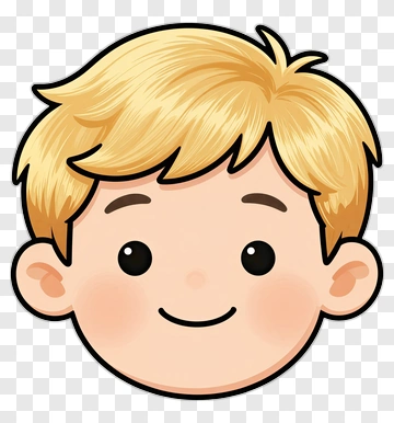 Cute Boy Face PNG