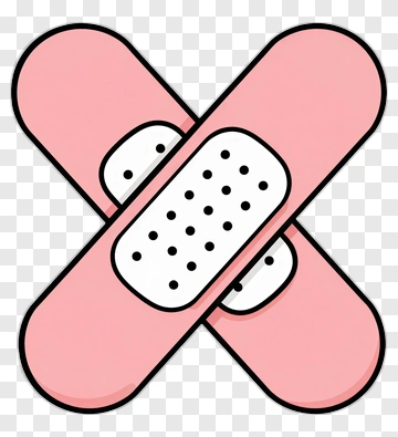 Crossed Bandage PNG