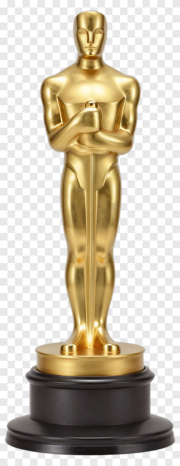 Golden Oscar Statue PNG