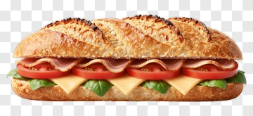 Delicious Sandwich With Fresh Ingredients PNG