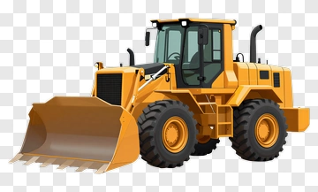 Yellow Construction Loader PNG