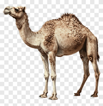 Dromedary Camel Standing PNG