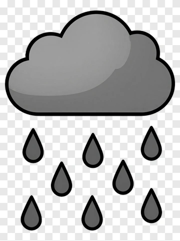 Rain Cloud Icon PNG
