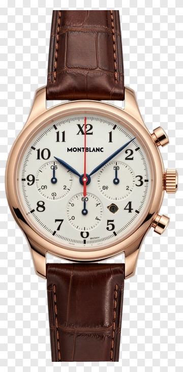 Montblanc Rose Gold Chronograph Watch PNG