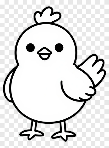 Cute Cartoon Chicken PNG