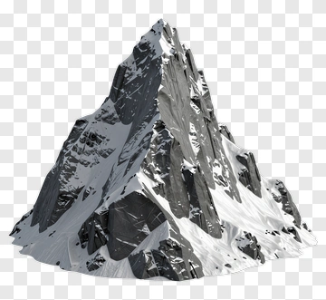 Snow-Capped Mountain Peak PNG