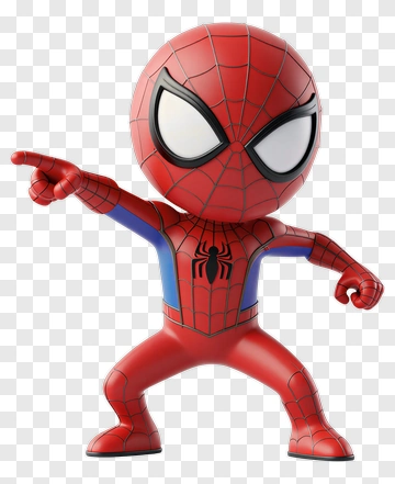 Spider-Man Cartoon Figure PNG