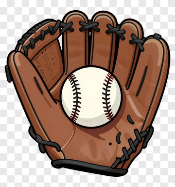 Baseball Glove With Ball PNG