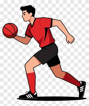 Basketball Player In Action PNG