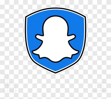 Snapchat Ghost In Shield PNG