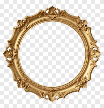 Ornate Gold Frame PNG