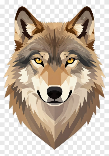 Wolf Portrait PNG