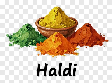 Haldi Spice Powders PNG
