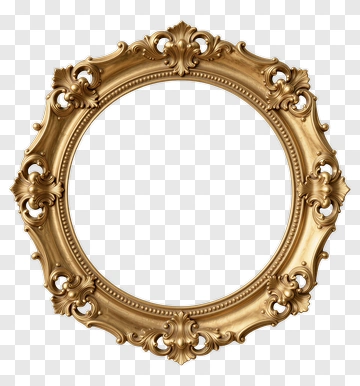 Ornate Gold Frame PNG