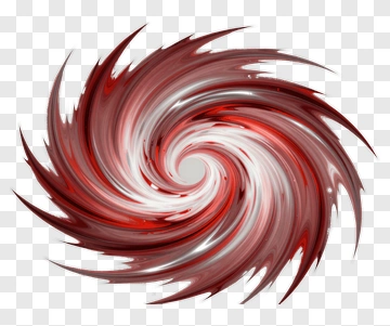 Red And White Swirl PNG