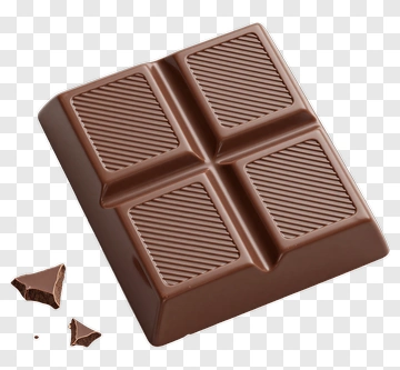 Chocolate Bar With Broken Piece PNG