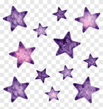 Purple And Pink Stars PNG