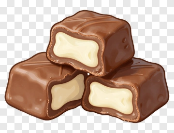 Chocolate Bar With Cream Filling PNG