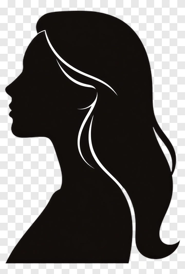 Woman Silhouette Profile PNG