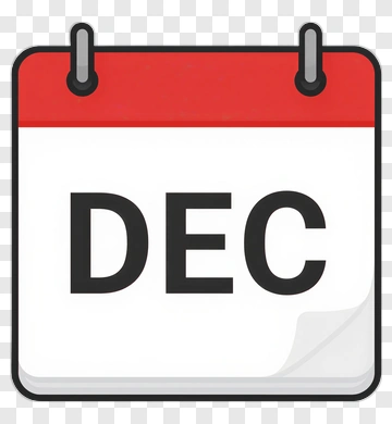 December Calendar Icon PNG