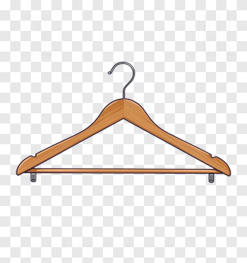 Wooden Hanger PNG