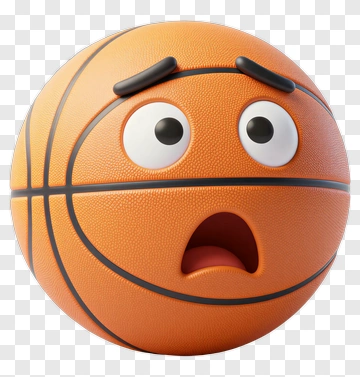 Surprised Basketball PNG