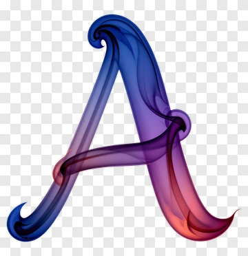 Smoky Letter A PNG