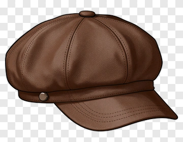 Brown Flat Cap PNG