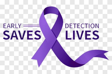 Purple Awareness Ribbon PNG