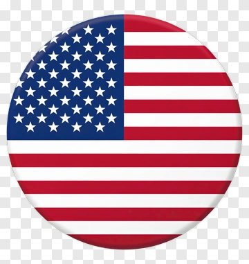 American Flag Button PNG