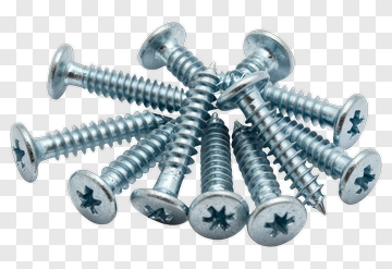 Blue Screws Cluster PNG