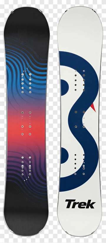 Trek Snowboard Design PNG