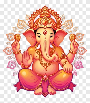 Happy Diwali Ganesha PNG