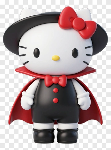 Hello Kitty As A Vampire PNG