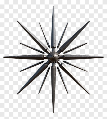 Star-shaped Metal Object PNG