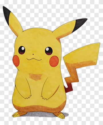 Pikachu Cartoon Character Drawing PNG