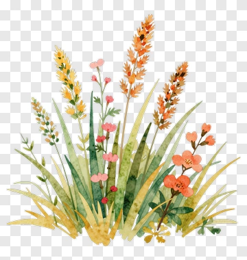 Watercolor Floral Arrangement PNG