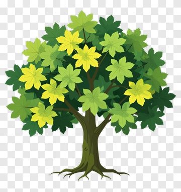 Tree With Yellow Flowers PNG