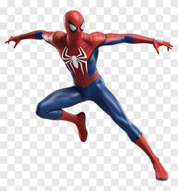 Spider-Man In Dynamic Pose PNG