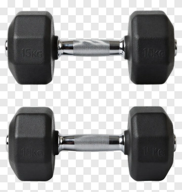 Pair Of 15kg Dumbbells PNG