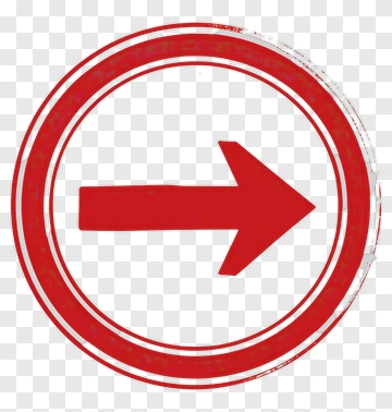 Red Arrow In Circle PNG