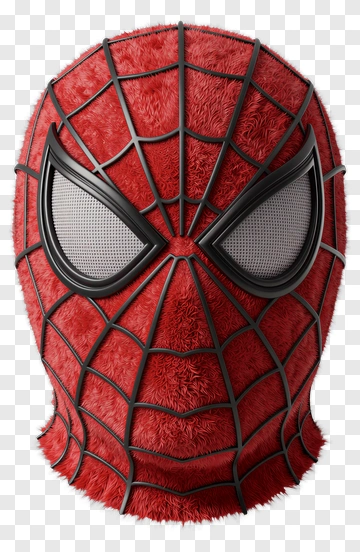Spider-Man Furry Mask PNG