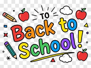 Back To School Celebration PNG