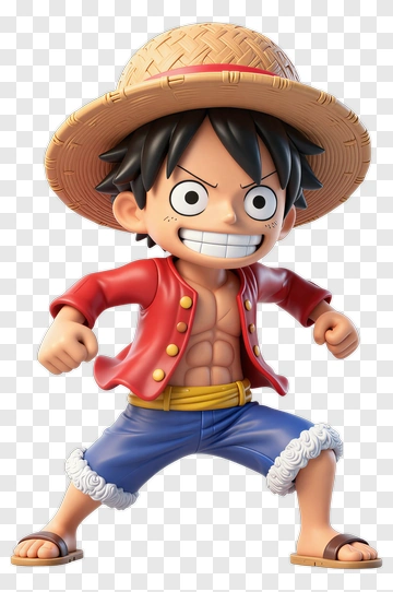Luffy In His Iconic Outfit PNG