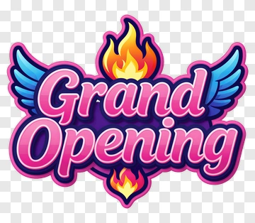 Grand Opening Celebration Logo PNG