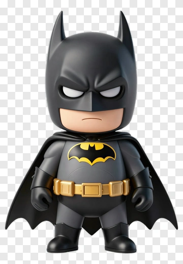 Batman Chibi Figure PNG