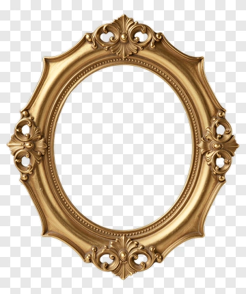 Ornate Gold Frame PNG