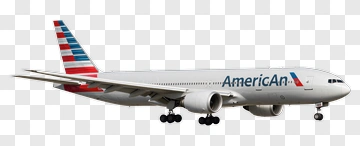 American Airlines Airplane In Flight PNG