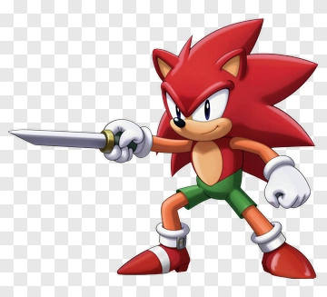 Sonic The Hedgehog With Sword PNG