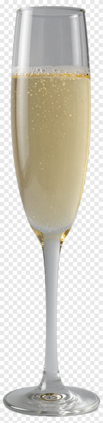 Champagne Flute With Gold Liquid PNG